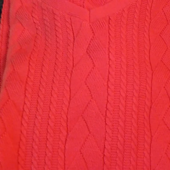 FINAL - Talbot's Orange Sweater Size Medium - Picture 3 of 4